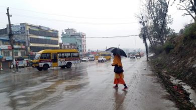 Photo of कोशी, मधेस, गण्डकी, लुम्बिनी र सुदूरपश्चिमका केही स्थानमा भारी वर्षाको चेतावनी