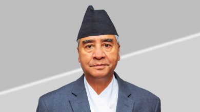 Photo of लोकतन्त्र, संविधान र राष्ट्रिय एकताका पक्षमा उभिन पूर्व प्रधानमन्त्री देउवाको आह्वान