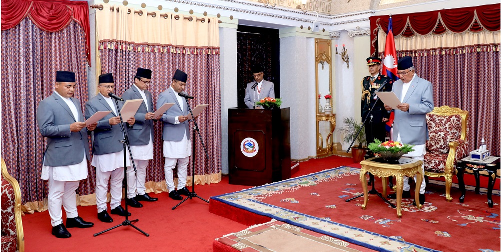 राष्ट्रपतिसमक्ष चार मुलुकका नेपाली राजदूतको शपथ