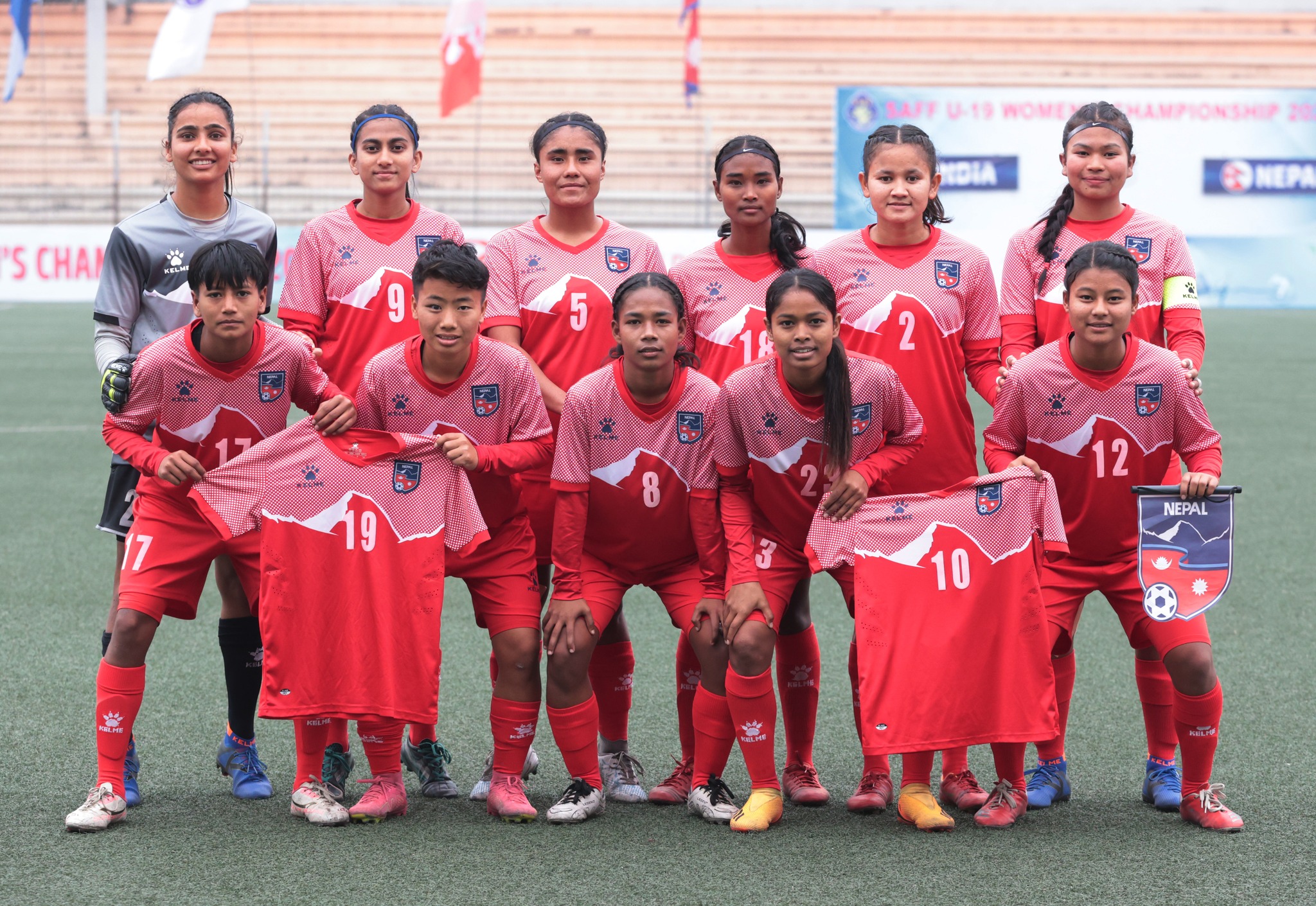 यु–१९ महिला साफ फुटबल च्याम्पियनसिपबाट नेपाल  बाहिरियो