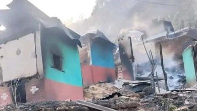 Photo of गुल्मीमा आगलागीबाट २८ घरगोठ जलेर नष्ट