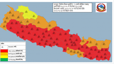 Photo of बाह्र घण्टायता देशैभर मध्यमदेखि भारी वर्षा