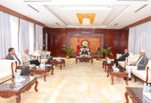 Photo of Three-party meeting:  remaining tasks of peace process to proceed soon