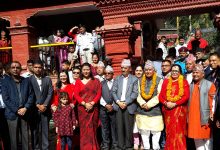 Photo of राष्ट्रपतिद्वारा दक्षिणकाली मन्दिरमा पूजाअर्चना