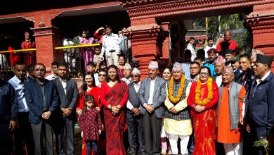 Photo of राष्ट्रपतिद्वारा दक्षिणकाली मन्दिरमा पूजाअर्चना