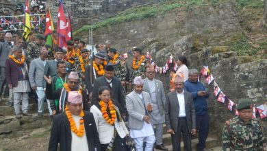 Photo of गोरखाबाट एकीकरण पदयात्रामा निस्कियो नेपाली सेनाको टोली