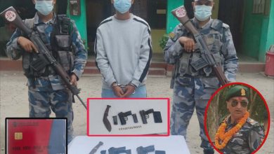 Photo of आधुनिक हतियारसहित एक युवक पक्राउ