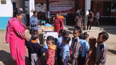 Photo of शिवपुरीमा बालबालिकाको निशुल्क मुटु परीक्षण