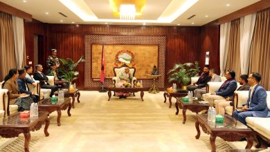 Photo of प्रधानमन्त्री सुशीला कार्कीसँग रास्वपा सभापति  लामिछानेको भेटवार्ता