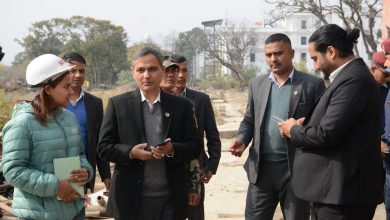 Photo of गृहमन्त्री अर्यालद्वारा निर्माणाधीन संसद् भवनको निरीक्षण