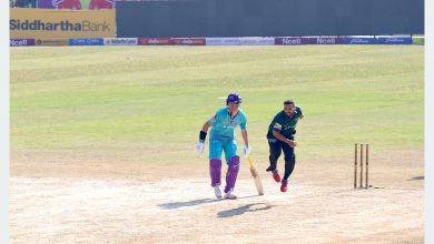 Photo of एनपिएलः काठमाडौंद्वारा पोखरालाई १६६ रनको लक्ष्य