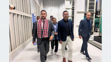 Photo of सञ्चारमन्त्री खरेलद्वारा एनसेल कार्यालय अवलोकन