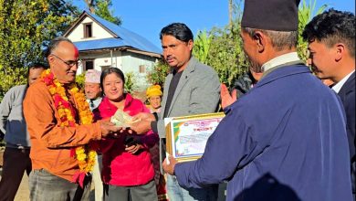 Photo of सङ्खुवासभामा ६० मुरी धान उत्पादन गर्ने कृषक सम्मानित