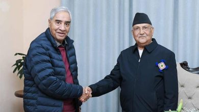 Photo of काँग्रेस सभापति देउवा र एमाले अध्यक्ष ओलीबीच भेटवार्ता