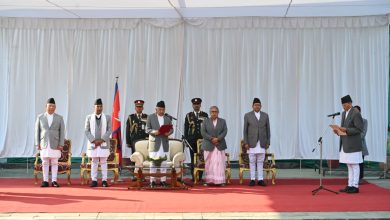 Photo of बालानन्द शर्मा परराष्ट्रमन्त्रीमा नियुक्त, पद तथा गोपनीयताको शपथ