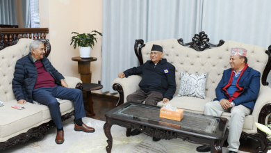 Photo of काँग्रेस सभापति देउवा र एमाले अध्यक्ष ओलीबीच भेटवार्ता
