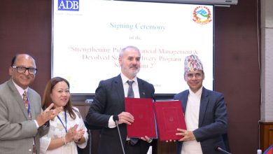 Photo of नेपाल सरकार र एसियाली विकास बैंकबीच सहुलियतपूर्ण ऋण सम्झौतामा हस्ताक्षर