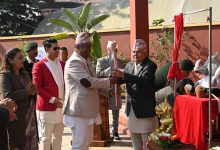 Photo of राष्ट्रपति पौडेलद्वारा १३औँ किन्डर ओलम्पिक मस्कर्टको अनावरण