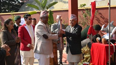 Photo of राष्ट्रपति पौडेलद्वारा १३औँ किन्डर ओलम्पिक मस्कर्टको अनावरण