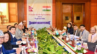 Photo of नेपाल र भारतबीच संयुक्त कृषि कार्य समूहको बैठक सम्पन्न