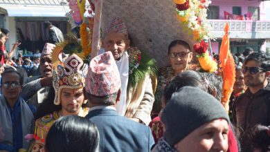 Photo of कवि मुकुन्द शरणको रथारोहण