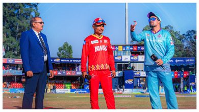 Photo of टस जितेर लुम्बिनी विरुद्ध ब्याटिङ गर्दै काठमाडौँ गोर्खाज्