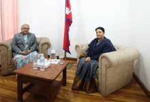 Photo of प्रधानमन्त्री कार्की र पूर्वराष्ट्रपति भण्डारी भण्डारीबीच भेट