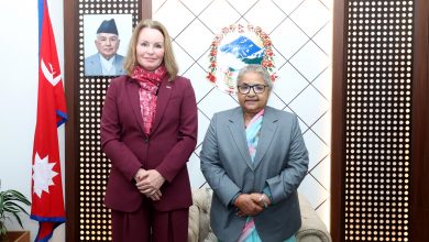 Photo of प्रधानमन्त्रीसँग नर्वेली राजदूतको शिष्टाचार भेट