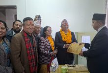Photo of लमजुङ निर्वाचन क्षेत्र १ बाट एमालेका पृथ्वीसुब्बा गुरुङको मनोनयन