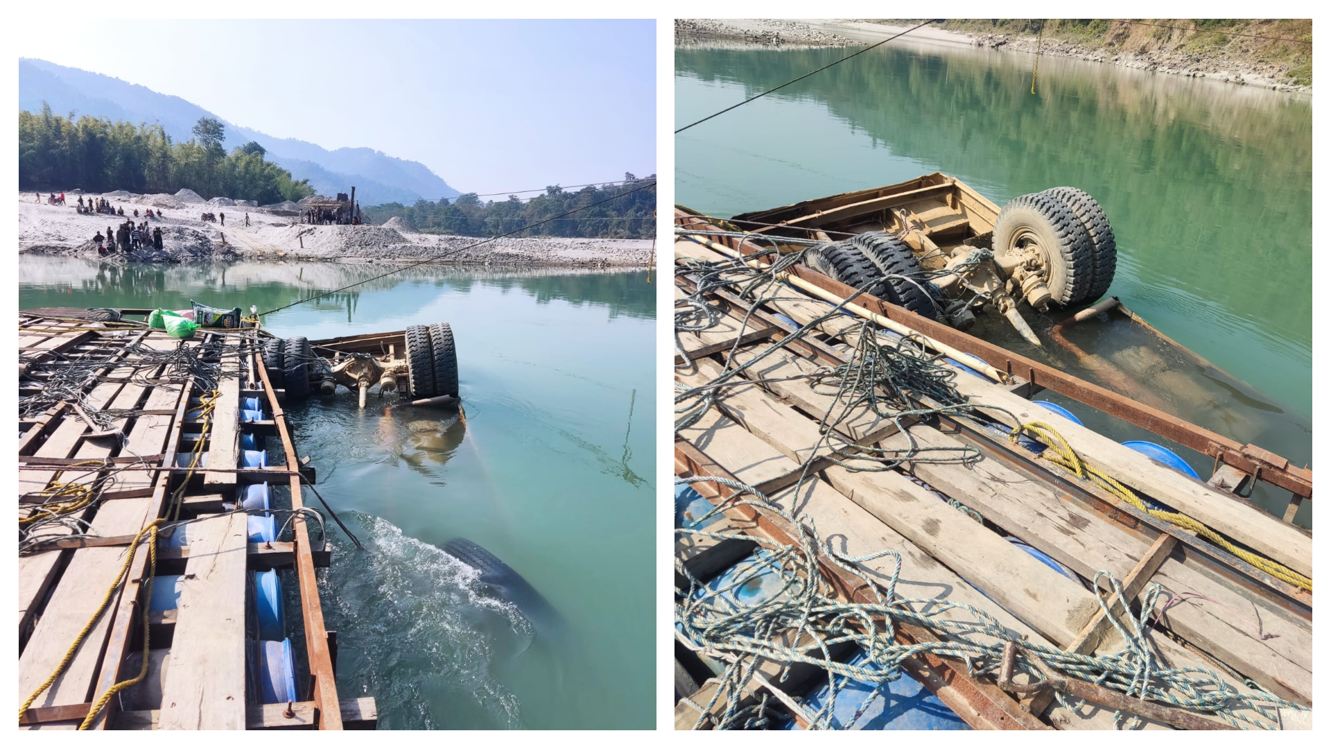 सुनकोशीमा यात्रुबाहक बस डुब्यो, मानवीय क्षति भने भएन