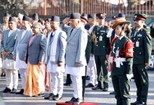 Photo of राष्ट्रपति पौडेल, प्रधानमन्त्री कार्की र विशिष्ट पदाधिकारीद्वारा पुष्पगुच्छा अर्पण