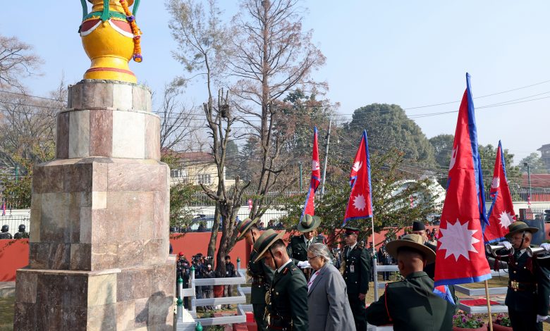 प्रधानमन्त्री कार्कीबाट सहिदप्रति श्रद्धाञ्जली अर्पण