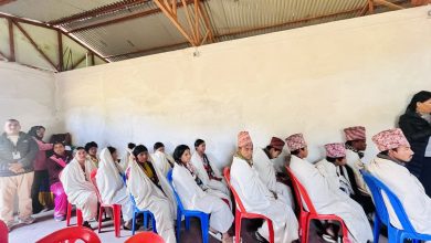 Photo of प्राथमिक उपचारसम्बन्धी तालिममा राउटे समुदायका युवा-युवती सहभागी