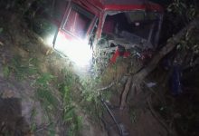 Photo of काठमाडौँको साँखु नजिकै बस दुर्घटना, ४ जनाको मृत्यु