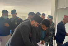 Photo of झापा ५ बाट रास्वपाका नेता बालेन्द्र शाह उम्मेदवारी दर्ता