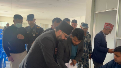 Photo of झापा ५ बाट रास्वपाका नेता बालेन्द्र शाह उम्मेदवारी दर्ता