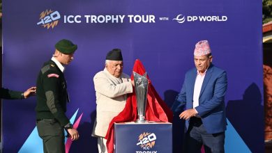 Photo of टी-२० विश्वकपको ट्रफी नेपालमा