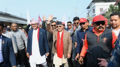 Photo of झापा ५ मा पूर्वप्रधानमन्त्री एवम एमाले अध्यक्ष ओलीको मनोनय दर्ता