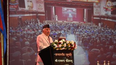 Photo of शुरक्षा निकाय बन्दुक बोकेको शक्ति मात्र होइन सेवाको अनुहार र अनुशासनको प्रतीक हुन- राष्ट्रपति