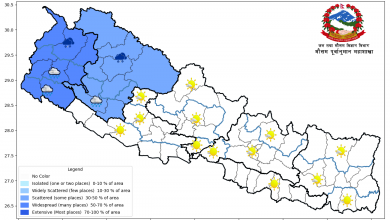 Photo of कर्णाली र सुदूरपश्चिमसहित विभिन्न प्रदेशमा वर्षा र हिमपातको पूर्वानुमान