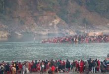 Photo of माघेसङ्क्रान्ति मेला भर्न पवित्र तीर्थस्थल देवघाटमा भक्तजनको ओइरो