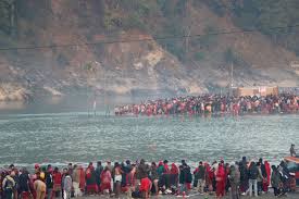 Photo of माघेसङ्क्रान्ति मेला भर्न पवित्र तीर्थस्थल देवघाटमा भक्तजनको ओइरो