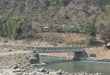 Photo of सुनकोशीको बङ्शिलाघाटमा अस्थायी बेलिब्रिज सञ्चालन