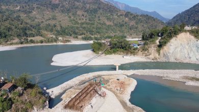 Photo of खोटाङको धाप्लाङघाट पुल निर्माणले गति लियो, स्ल्याब ढलान सुरु