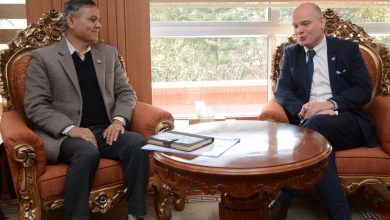 Photo of गृहमन्त्री अर्यालसँग युएनओडिसी क्षेत्रीय प्रतिनिधिको शिष्टाचार भेट