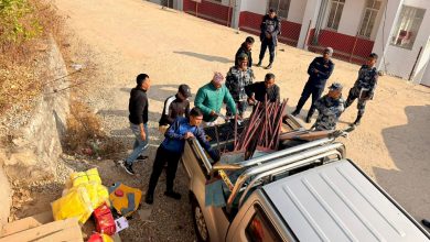 Photo of हिउँदयाम सुरु भएसँगै डढेलो रोकथाम गर्न सामग्री हस्तान्तरण