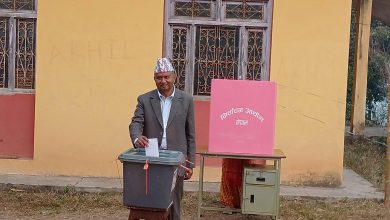 Photo of एमाले महासचिव पोखरेलद्वारा मतदान