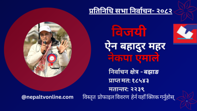 Photo of बझाङबाट नेकपा एमालेका ऐन बहादुर महर विजयी