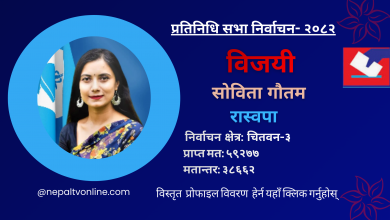 Photo of चितवन-३ मा रास्वपाकी गौतम विजयी