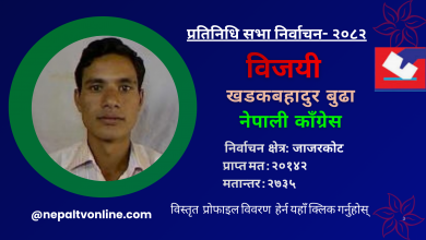 Photo of जाजरकोटबाट नेपाली काँग्रेसका खडक बहादुर बुढा विजयी